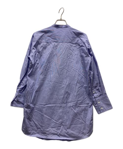 THOMAS MASON（トーマスメイソン）THOMAS MASON (トーマスメイソン) JOURNEY バンドカラーシャツワンピース ブルー サイズ:表記サイズ無しの古着・服飾アイテム