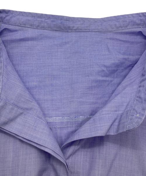 THOMAS MASON（トーマスメイソン）THOMAS MASON (トーマスメイソン) JOURNEY バンドカラーシャツワンピース ブルー サイズ:表記サイズ無しの古着・服飾アイテム