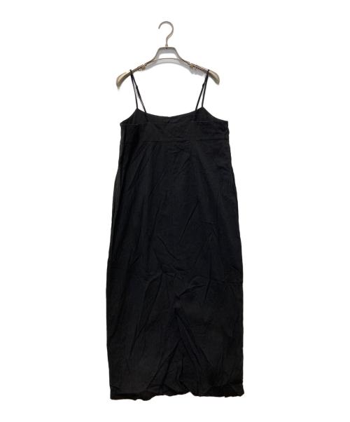 SLOBE IENA（スローブ イエナ）SLOBE IENA (スローブ イエナ) T/C タッサー キャミワンピース ブラック サイズ:SIZE Freeの古着・服飾アイテム