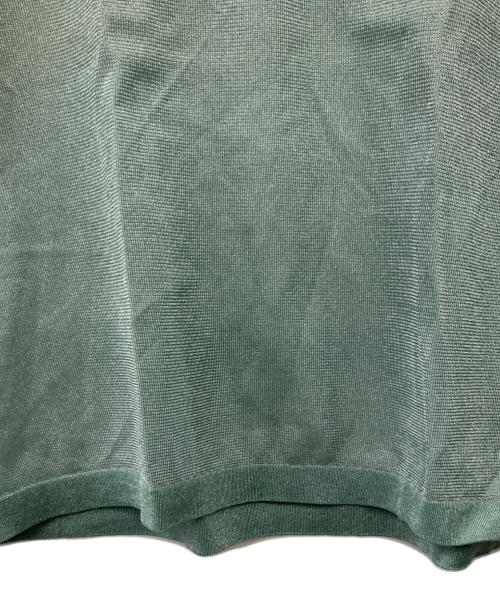 CLANE（クラネ）CLANE (クラネ) SHEER VNECK KNIT TOPS グリーン サイズ:1の古着・服飾アイテム