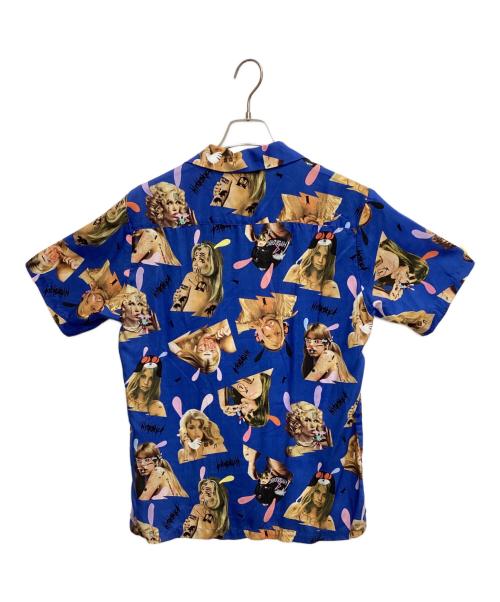 Hysteric Glamour（ヒステリックグラマー）Hysteric Glamour (ヒステリックグラマー) SKOLOCT (スコロクト) HYSKORIC/ALOHA SHIRT ブルー サイズ:Sの古着・服飾アイテム