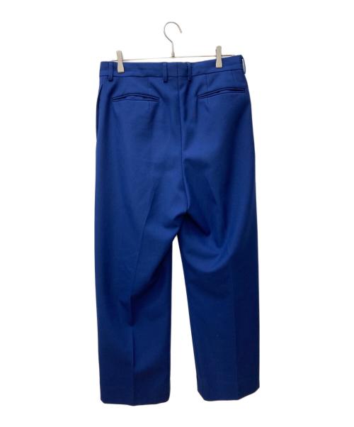 NEAT（ニート）NEAT (ニート) コットンポリ2タックパンツ ブルー サイズ:48の古着・服飾アイテム