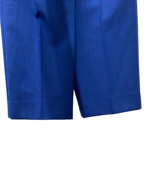 NEAT（ニート）NEAT (ニート) コットンポリ2タックパンツ ブルー サイズ:48の古着・服飾アイテム