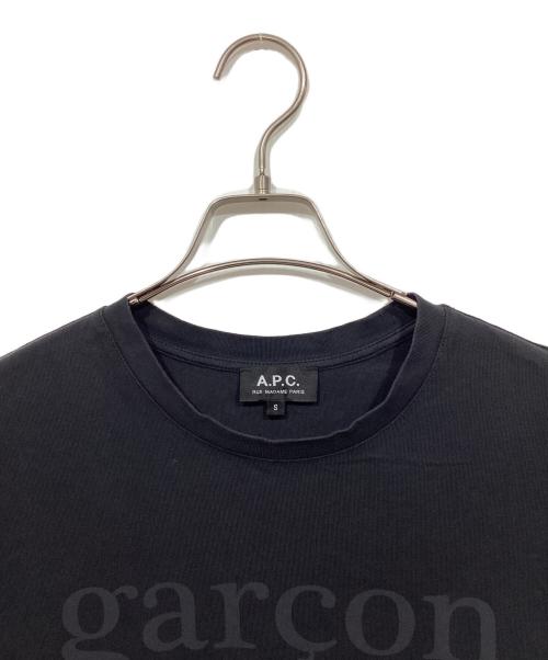 A.P.C.（アーペーセー）A.P.C. (アーペーセー) ロゴTシャツ ブラック サイズ:Sの古着・服飾アイテム