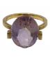 ARTIDA OUD（アルティーダ ウォード）の古着「ancient オーバルアメトリン リング」｜ラベンダー×ゴールド