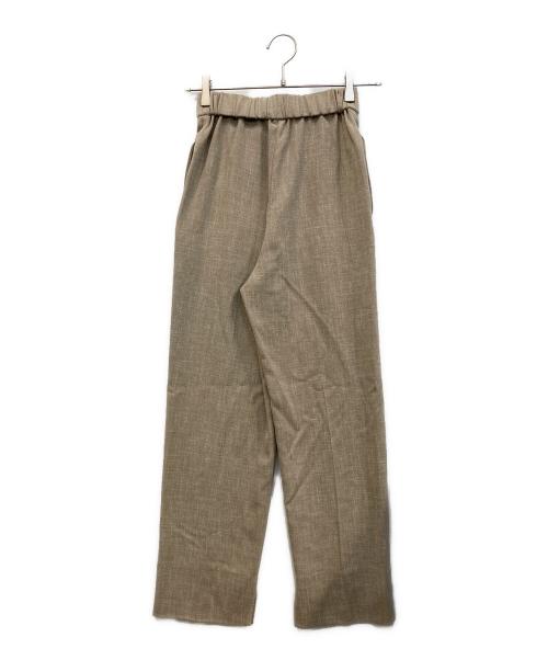 YORI（ヨリ）yori (ヨリ) リネンライクハンサムパンツ ベージュ サイズ:SIZE 34の古着・服飾アイテム