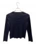 FOXEY (フォクシー) フリルニット ネイビー サイズ:M (38)：5000円