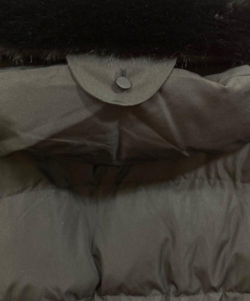 CELFORD（セルフォード）CELFORD (セルフォード) ファー衿付き中綿コート ブラック サイズ:36の古着・服飾アイテム