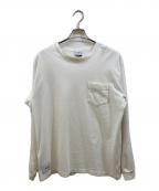 WTAPSダブルタップス）の古着「ロングスリーブカットソー」｜ホワイト