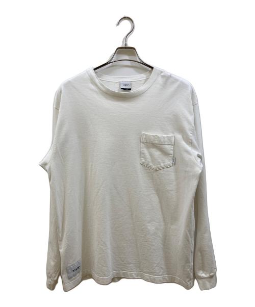 WTAPS（ダブルタップス）WTAPS (ダブルタップス) ロングスリーブカットソー ホワイト サイズ:02の古着・服飾アイテム