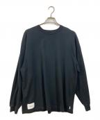 WTAPSダブルタップス）の古着「ロングスリーブカットソー」｜ブラック