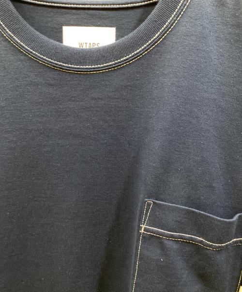 WTAPS（ダブルタップス）WTAPS (ダブルタップス) ロングスリーブポケットTシャツ ブルー サイズ:03の古着・服飾アイテム