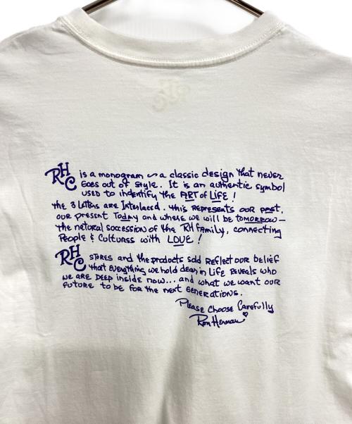 RHC Ron Herman（アールエイチシー ロンハーマン）RHC Ron Herman (アールエイチシー ロンハーマン) プリントTシャツ ホワイト サイズ:XL 未使用品の古着・服飾アイテム