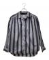 AiE（エーアイイー）の古着「コットンストライプシャツ」｜グレー×パープル