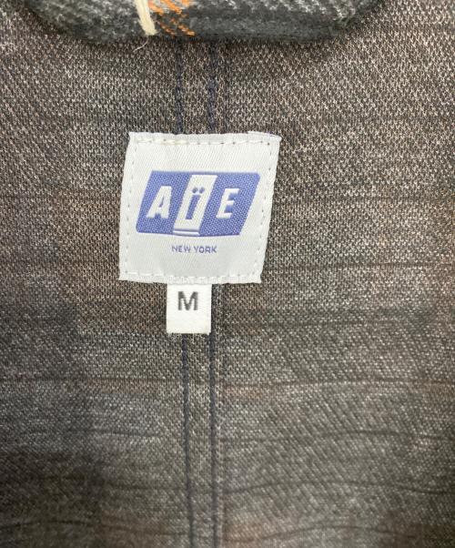 AiE（エーアイイー）AiE (エーアイイー) DBB JACKET PLAID CHECK グレー サイズ:Mの古着・服飾アイテム