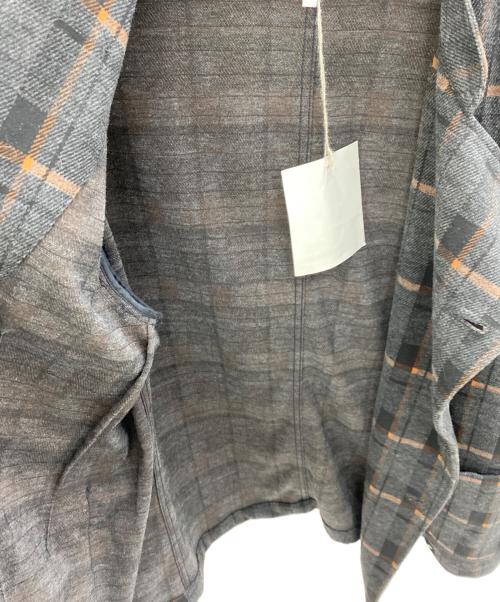 AiE（エーアイイー）AiE (エーアイイー) DBB JACKET PLAID CHECK グレー サイズ:Mの古着・服飾アイテム