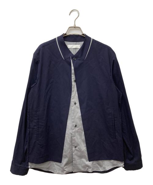ETHOSENS（エトセンス）ETHOSENS (エトセンス) レイヤードシャツ ネイビー サイズ:サイズ表記なしの古着・服飾アイテム