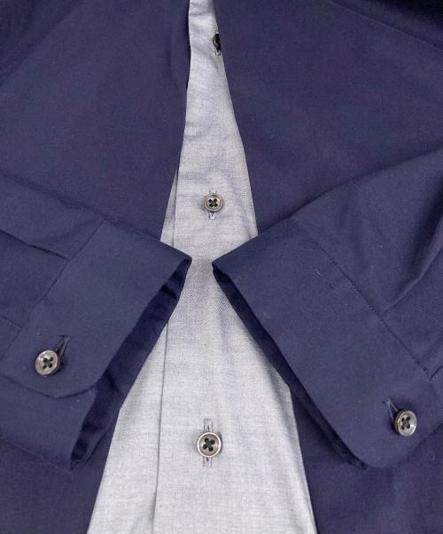 ETHOSENS（エトセンス）ETHOSENS (エトセンス) レイヤードシャツ ネイビー サイズ:サイズ表記なしの古着・服飾アイテム