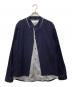 ETHOSENS（エトセンス）の古着「レイヤードシャツ」｜ネイビー