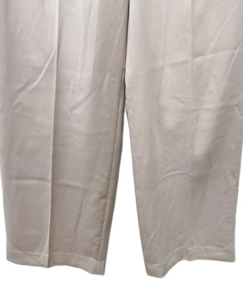 Noble（ノーブル）Noble (ノーブル) フロントタックソフトフレアーパンツ 23-030-240-6140-4-0 ピンク サイズ:36 未使用品の古着・服飾アイテム