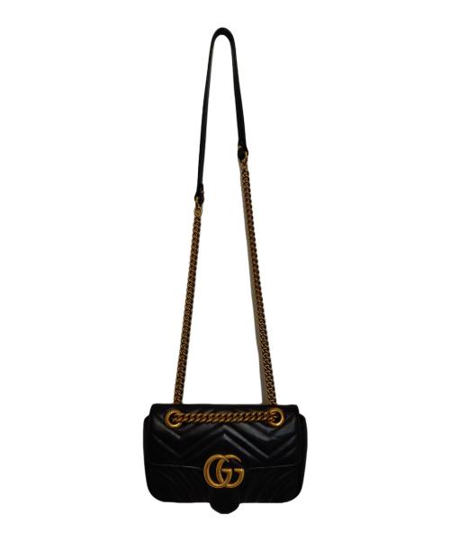 GUCCI（グッチ）GUCCI (グッチ) GGマーモントベルベットチェーンショルダーバッグの古着・服飾アイテム