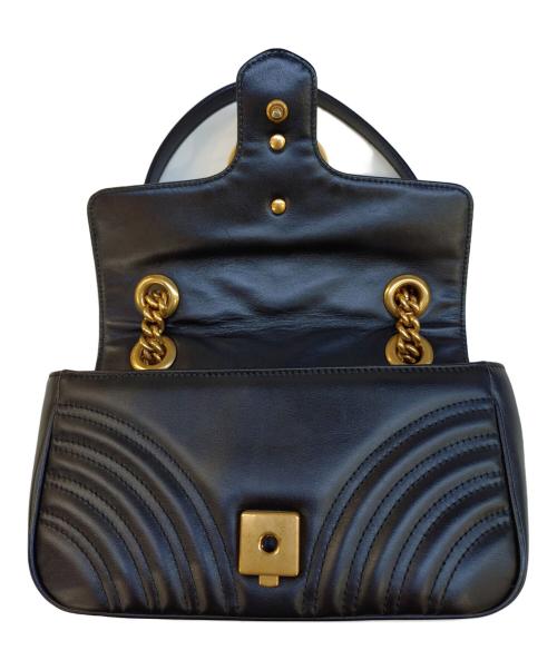 GUCCI（グッチ）GUCCI (グッチ) GGマーモントベルベットチェーンショルダーバッグの古着・服飾アイテム