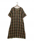 FRAMeWORKフレームワーク）の古着「チェックワンピース」｜ブラック