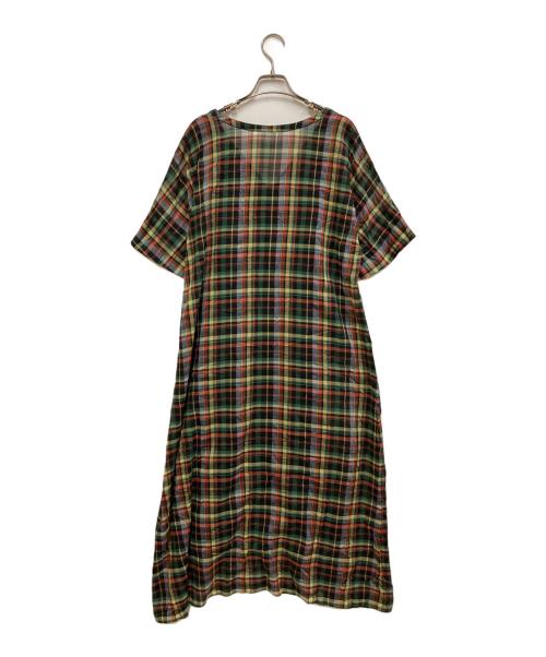 FRAMeWORK（フレームワーク）FRAMeWORK (フレームワーク) チェックワンピース ブラック サイズ:36の古着・服飾アイテム