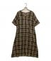 FRAMeWORK（フレームワーク）の古着「チェックワンピース」｜ブラック