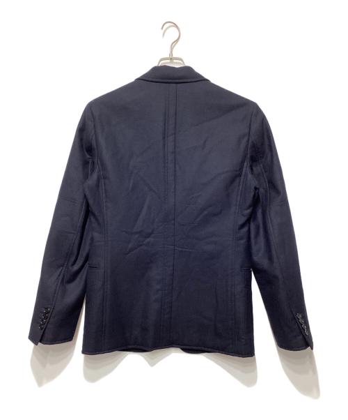 HERMES（エルメス）HERMES (エルメス) カシミヤ中綿テーラードジャケット ネイビー サイズ:46の古着・服飾アイテム
