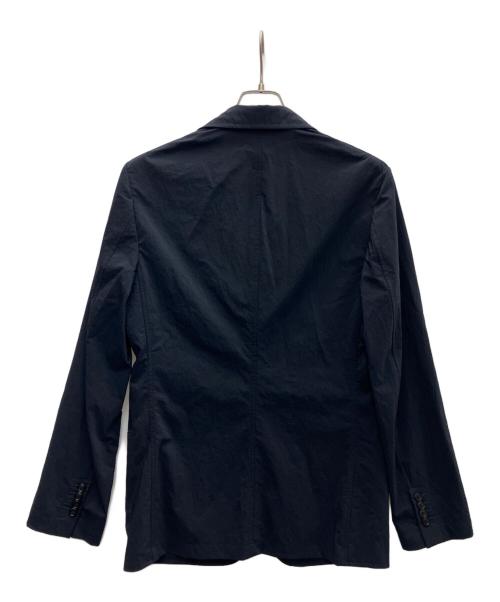 HERMES（エルメス）HERMES (エルメス) ナイロンポリエステルテーラードジャケット ソルド品 ネイビー サイズ:SIZE46の古着・服飾アイテム
