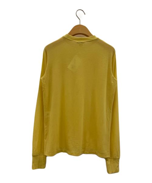new now（ニューナウ）new now (ニューナウ) ロングスリーブTシャツ イエロー サイズ:Sの古着・服飾アイテム