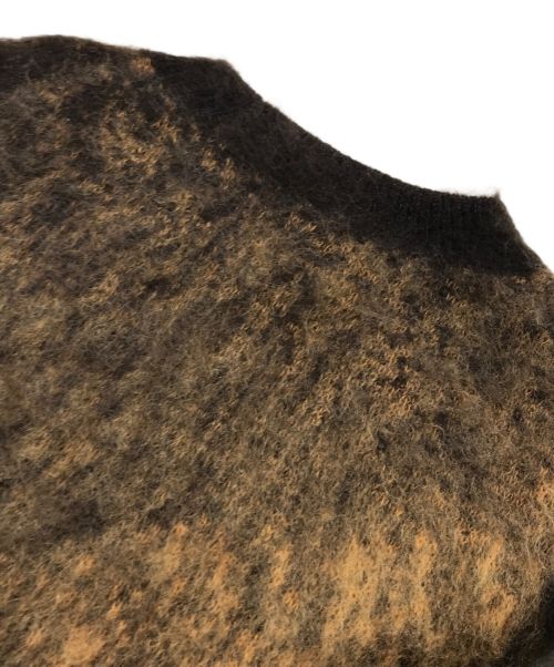 NKNIT（エヌニット）NKNIT (ンニット) moheya gradation KNIT BIG ブラウンの古着・服飾アイテム