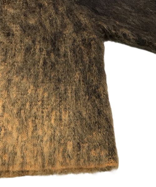 NKNIT（エヌニット）NKNIT (ンニット) moheya gradation KNIT BIG ブラウンの古着・服飾アイテム