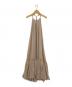 Estella.K（エステラケー）の古着「Dramatic Summer Dress」｜ベージュ
