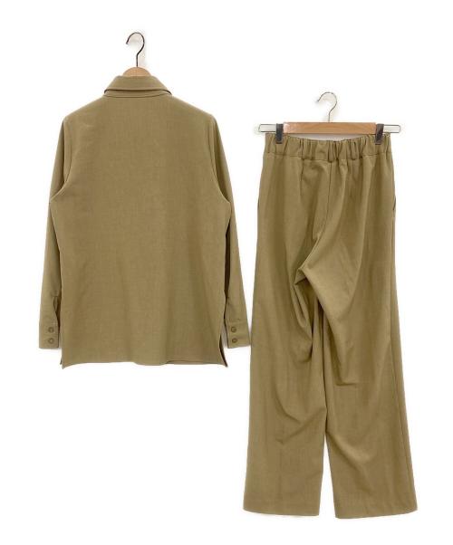 RANDEBOO（ランデブー）RANDEBOO (ランデブー) シャツセットアップ ベージュ サイズ:Fの古着・服飾アイテム