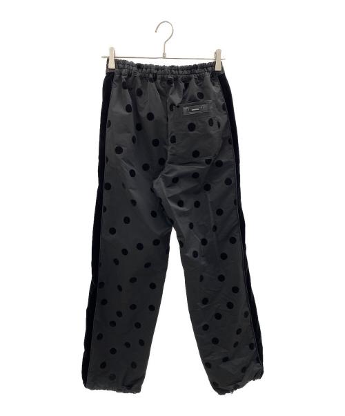 ESSENTIAL DOUBLE STANDARD CLOTHING（エッセンシャルダブルスタンダードクロージング）ESSENTIAL DOUBLE STANDARD CLOTHING (エッセンシャルダブルスタンダードクロージング) サイドベロアトラックパンツ ブラック サイズ:36の古着・服飾アイテム