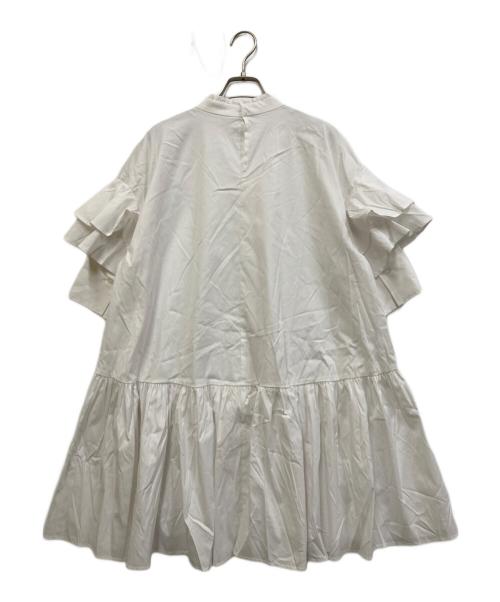 Sov.（ソブ）Sov. (ソブ) フレアチュニックブラウス ホワイト サイズ:SIZE Freeの古着・服飾アイテム