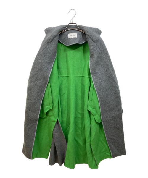 ENFOLD（エンフォルド）ENFOLD (エンフォルド) ダブルビーバースリットコート グレー サイズ:SIZE 36の古着・服飾アイテム