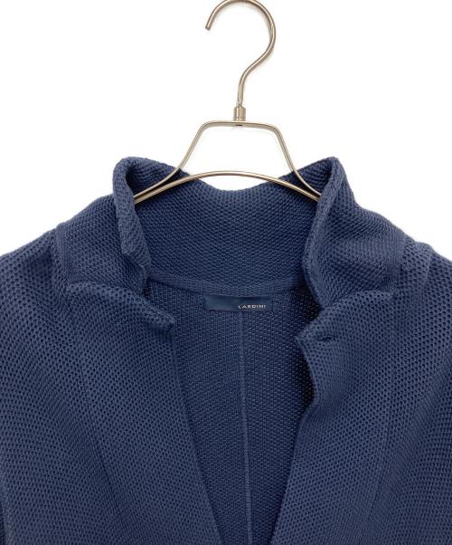 LARDINI（ラルディーニ）LARDINI (ラルディーニ) ニットジャケット ネイビー サイズ:XXSの古着・服飾アイテム
