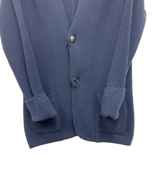 LARDINI（ラルディーニ）LARDINI (ラルディーニ) ニットジャケット ネイビー サイズ:XXSの古着・服飾アイテム