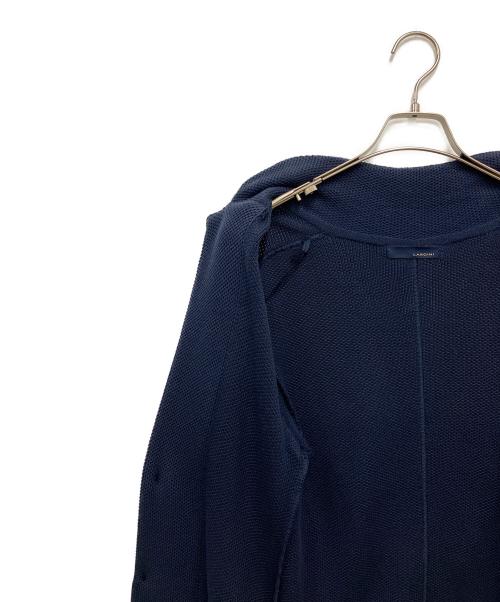 LARDINI（ラルディーニ）LARDINI (ラルディーニ) ニットジャケット ネイビー サイズ:XXSの古着・服飾アイテム
