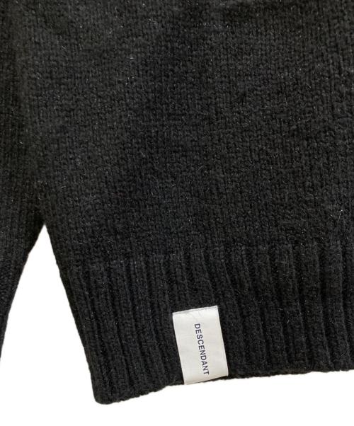 DESCENDANT（ディセンダント）DESCENDANT (ディセンダント) NURSE KNIT CARDIGAN ブラック サイズ:2の古着・服飾アイテム