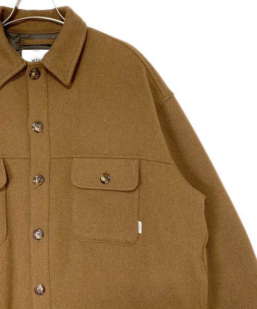WTAPS（ダブルタップス）WTAPS (ダブルタップス) WCPO 01 /JACKET /WONY.MELTON ブラウン サイズ:1の古着・服飾アイテム