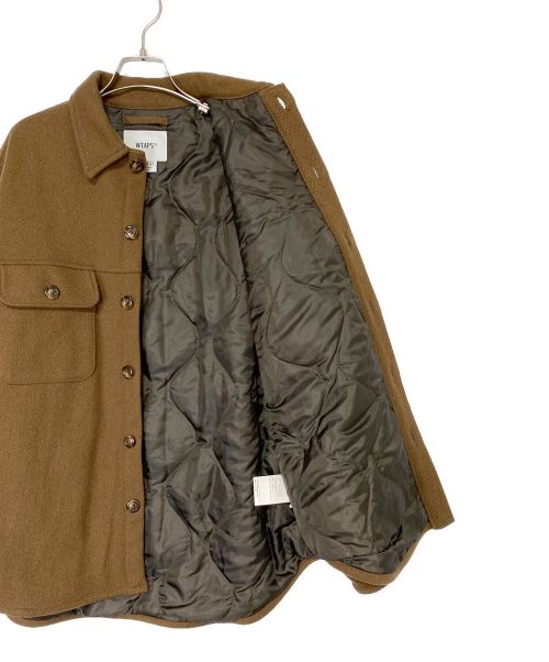 WTAPS（ダブルタップス）WTAPS (ダブルタップス) WCPO 01 /JACKET /WONY.MELTON ブラウン サイズ:1の古着・服飾アイテム