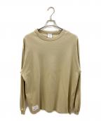 WTAPS×Championダブルタップス×チャンピオン）の古着「ロングスリーブカットソー」｜ベージュ