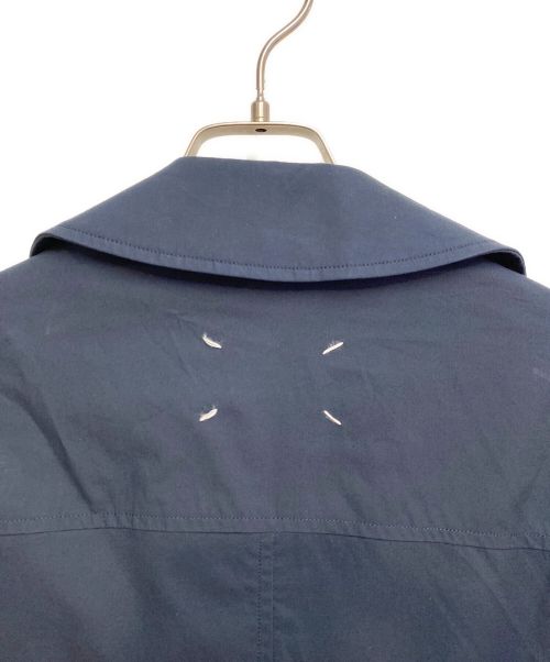 Maison Margiela（メゾンマルジェラ）Maison Margiela (メゾンマルジェラ) Denim jacket docking coat（デニムジャケットドッキングコート） ネイビー サイズ:46の古着・服飾アイテム