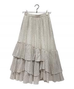 中古・古着通販】ANAYI (アナイ) レーススカート アイボリー サイズ:36