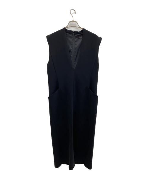 anuans（アニュアンス）anuans (アニュアンス) ストレートジャンスカ ブラック サイズ:Ｓの古着・服飾アイテム