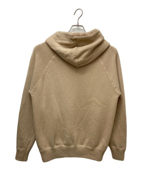 BAFY（バフィー）BAFY (バフィー) BEAMS F (ビームスエフ) 別注ウール ニットパーカ ベージュ サイズ:48の古着・服飾アイテム